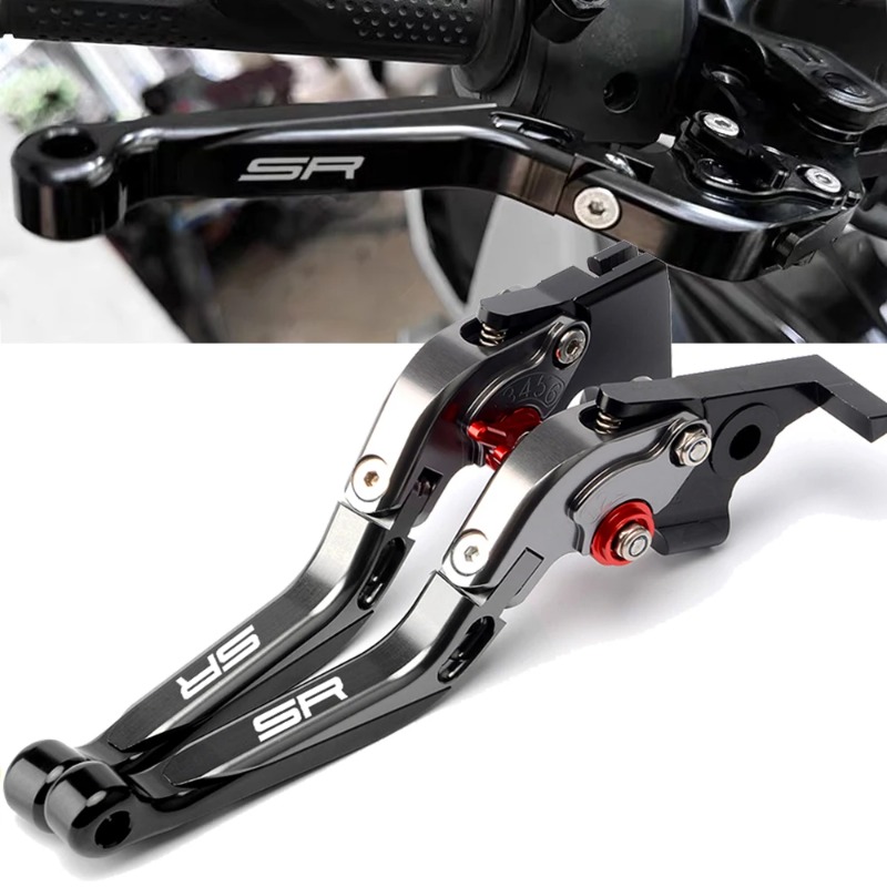 Cnc Aluminum Adjustable Brake Clutch Levers - CFMOTO 675SR、675 SR-R、675SS、500SR（2024年、2025年、2026年モデル）、750 SR S、750SRS用。オートバイ用アクセサリー、ブレーキレバー、クラッチレバー、ハンドルレバーセット。