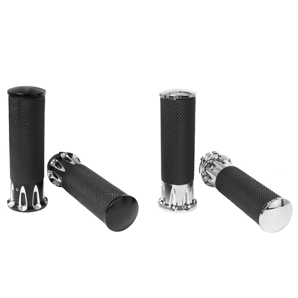 25mm CNCアルミ製中空ハンドルバーハンドグリップ、ハー - Motorcycle Parts のレビューと価格