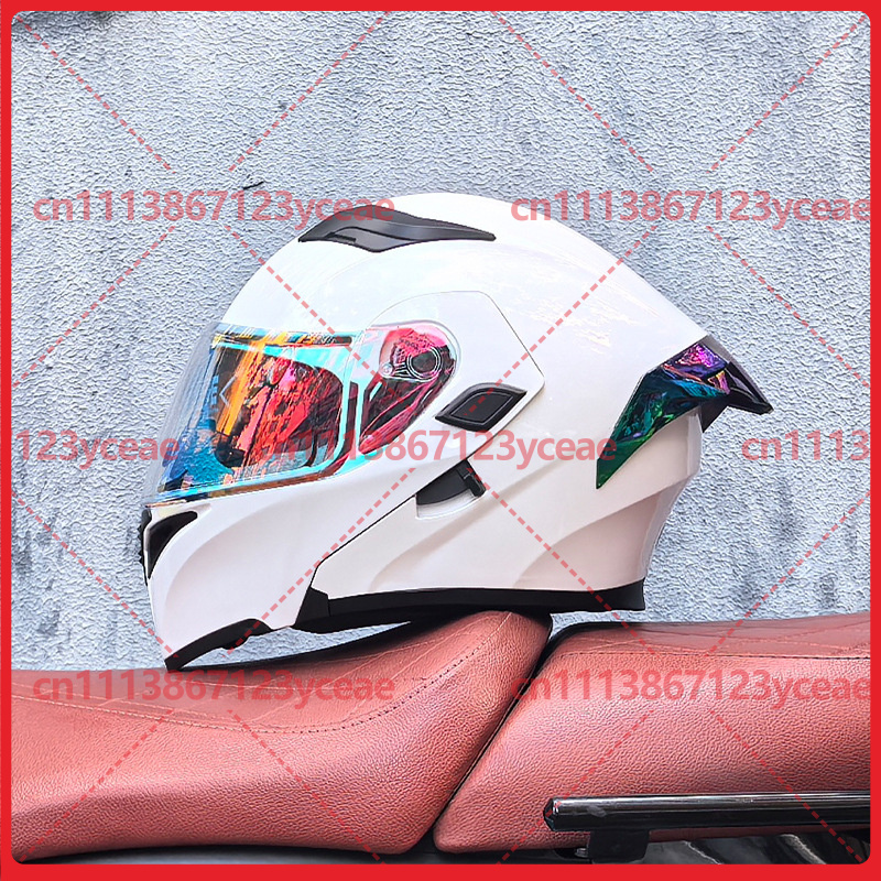 Orz製、モジュール式ヘルメット、デュアルバイザー、大型スポ - Dual Visor Motorcycle Racing Helmet のレビューと価格