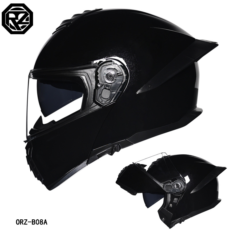 ORZ オートバイヘルメット デュアルバイザー モジュラー  - Full Face Motorcycle Helmet With Bluetooth のレビューと価格