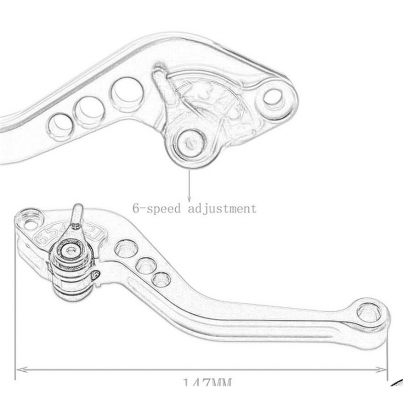 スーパーソコTC、TCmax、TS、TSx用、アルミニウムC - Cnc Aluminum Adjustable Brake Clutch Levers のレビューと価格
