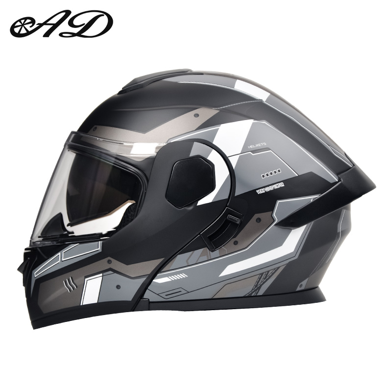 ドット認証済みアドファクトリーオープンフェイスオートバイヘル - Full Face Motorcycle Helmet With Bluetooth のレビューと価格