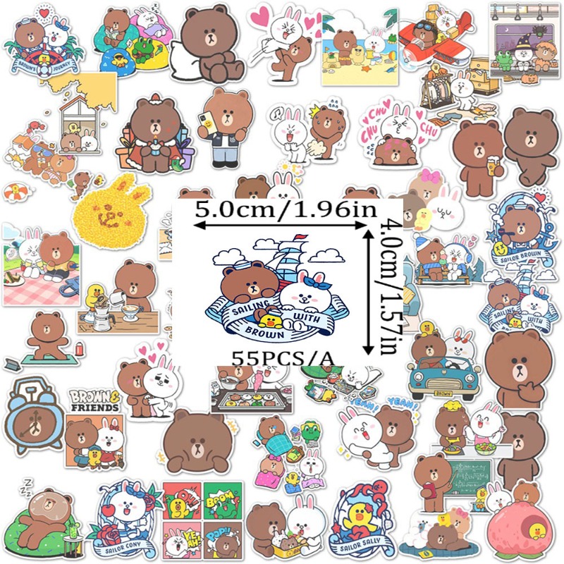 LINE FRIENDS ブラウン・コニー・サリー アニメ風 - Atv Parts のレビューと価格