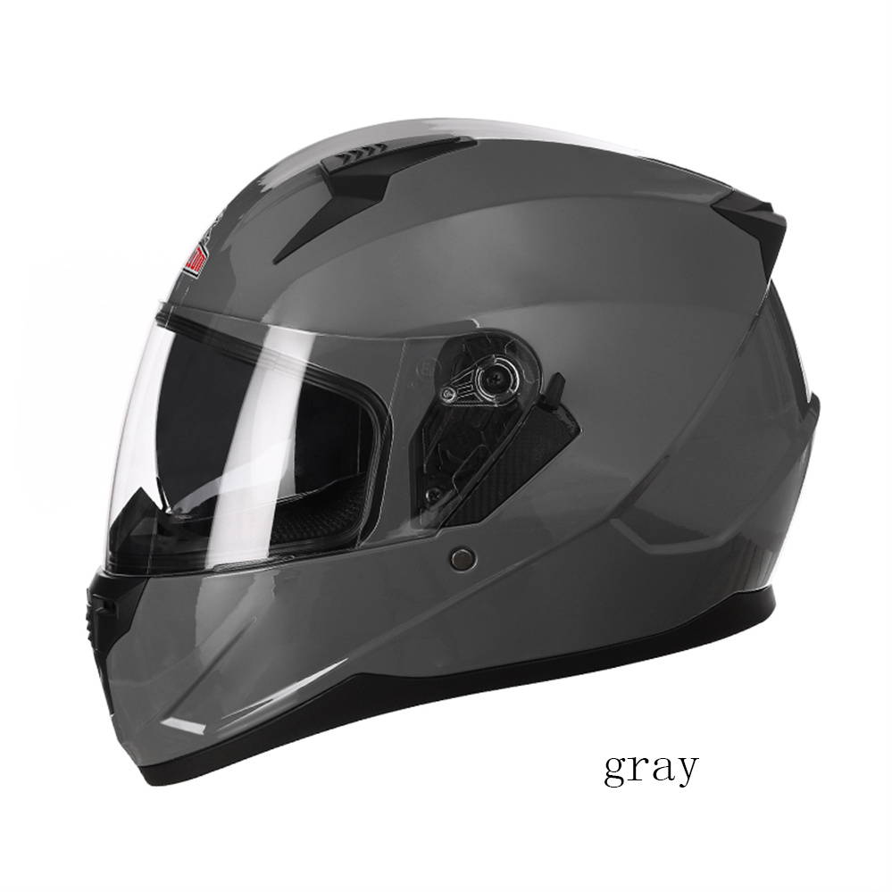 男性と女性のためのフルフェイスのオートバイのヘルメット,ダブ - Full Face Motorcycle Helmet With Bluetooth のレビューと価格