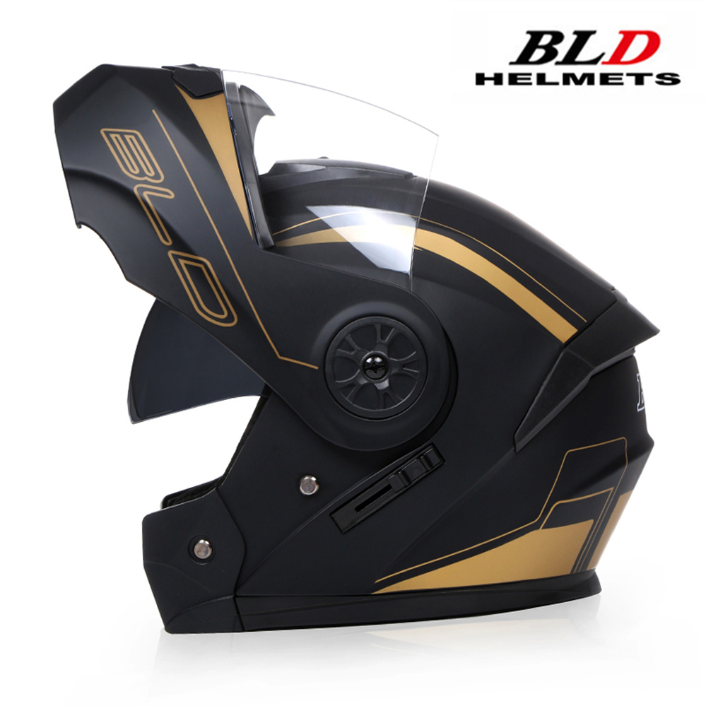 男性と女性のためのモトクロスレーシングバイクヘルメット,折り - Full Face Motorcycle Helmet With Bluetooth のレビューと価格